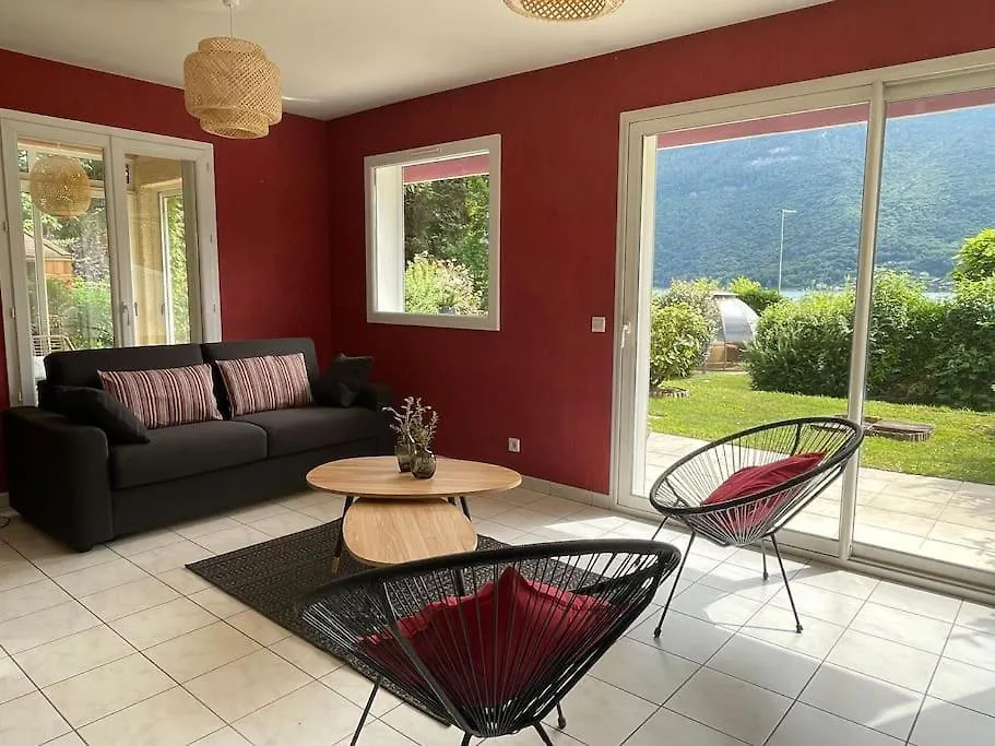 度假居 Casa Verso, Au Bord Du Lac D'Annecy Avec Vue 杜萨尔